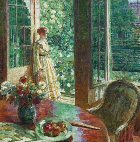 Louis Ritman, Looking Out, Giverny