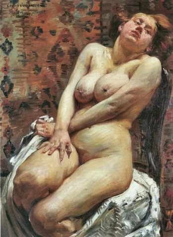 Lovis Corinth, Nana, weiblicher Akt, 1911