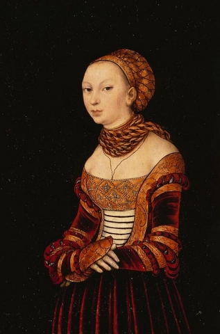 Lucas Cranach the Elder, Portrait of a Young Woman, 1525