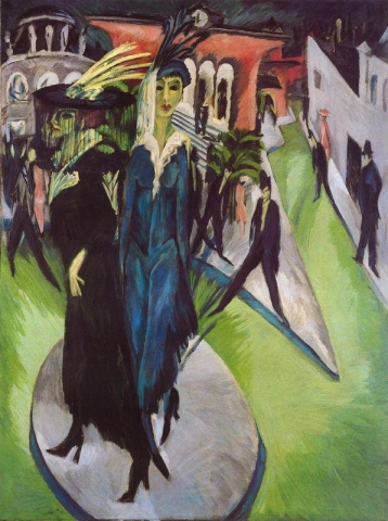 Ludwig Kirchner Potsdamer Platz - 1914