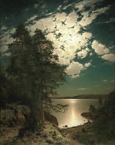 Magnus Hjalmar Munsterhjelm Moonlit Night