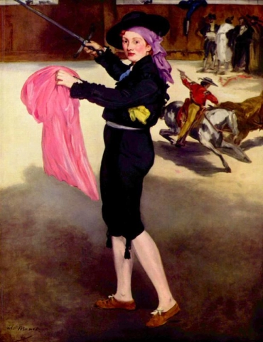 Madame Victorine In Her Matador Costume