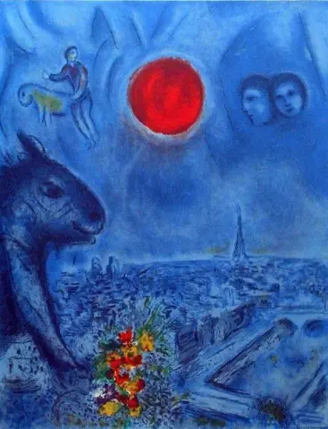 Red Sun Over Paris C.1977