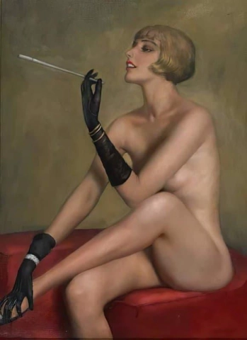 Marcel Rene Von Herrfeldt Fume - Smoking 1925