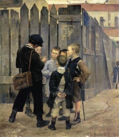 Reunião de Maria Bashkirtseff - 1884