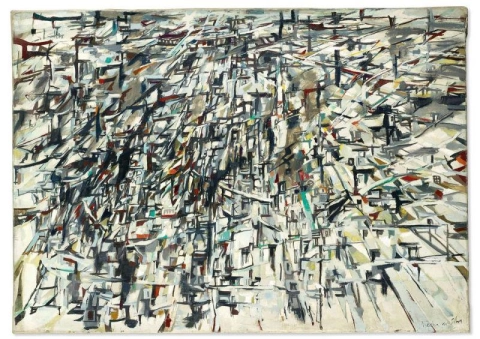 Maria Helena Vieira Da Silva The Sprawling City 1954