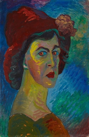 Marianne von Werefkin, Autorretrato - 1910