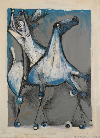 Marino Marini, Cavallo ja Cavaliere, 1950