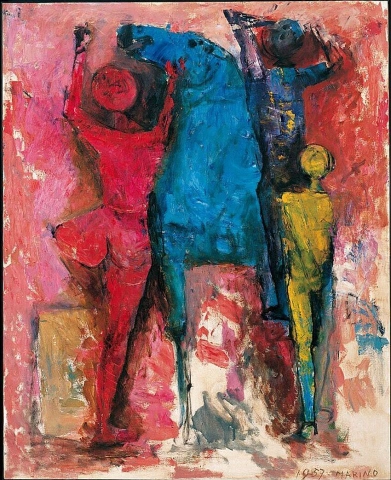 Marino Marini L'aspetto Dei Giocolieri 1957