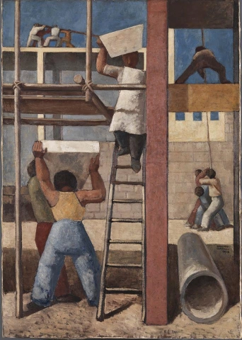 Massimo Campigli Die Baumeister 1928