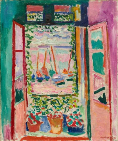 Öppna fönstret i Collioure
