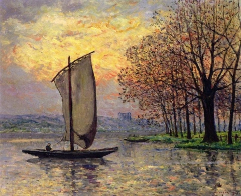 Maxime Maufra La orilla del Loira 1910