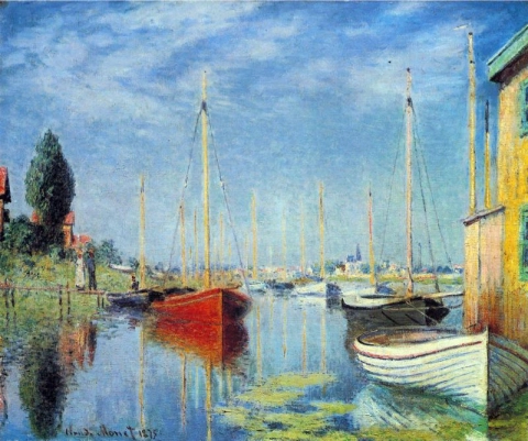 Pleasure Boats In Argenteuil