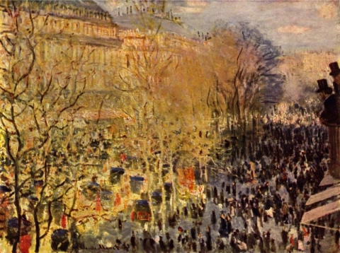 Boulevard Des Capucines In Paris