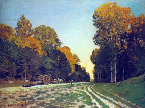 Die Straße von Chailly nach Fontainebleau