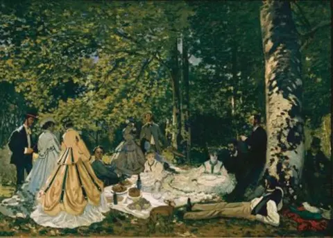 Le Dejeuner Sur L Herbe 1866