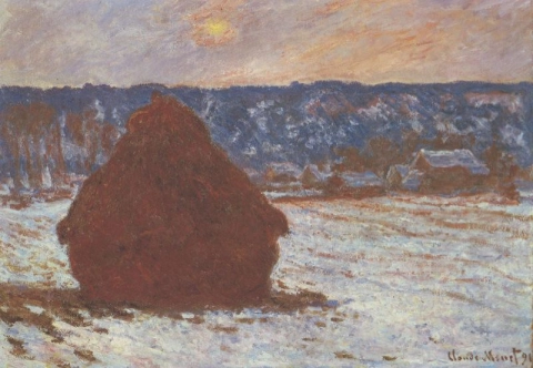 Haystack In The Snow