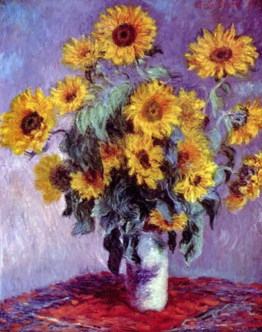 Nature Morte Avec Tournesols