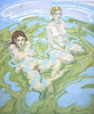 Neil Welliver duas figuras duas vezes