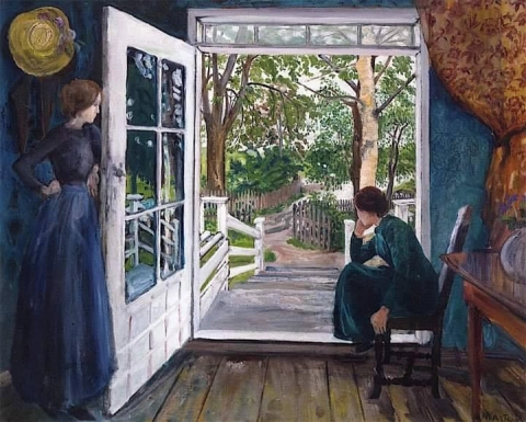 Nikolai Astrup By The Open Door