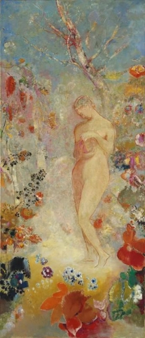 Odilon Redón, Pandora, c. 1914