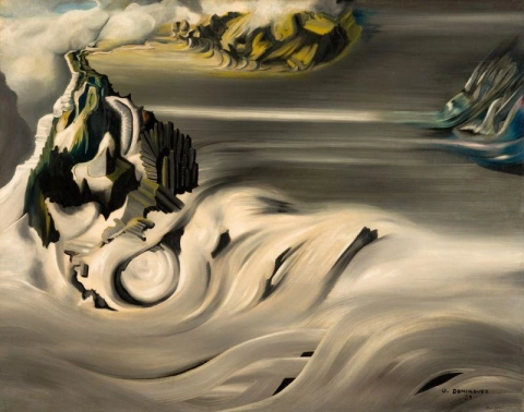 Oscar Domínguez, Cosmic Landscape, 1938-39