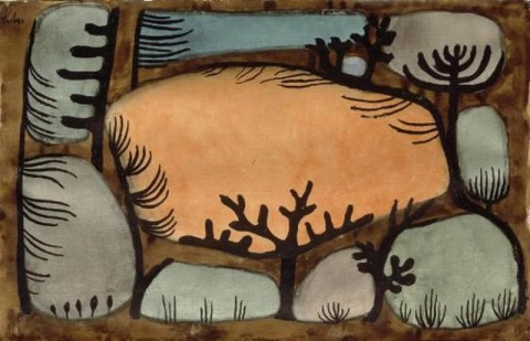 La etiqueta en el bosque, 1935