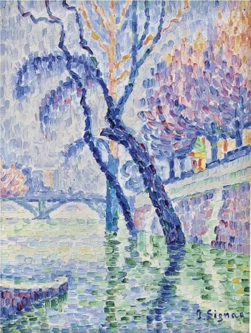 Paul Signac, Pont des Arts, Inondation, 1930