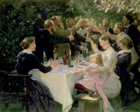 Peder Severin Kröyer, Hipp, hipp, hurra!, 1887