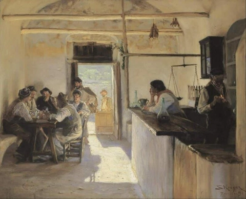 Peder Severin Kroyer Osteria In Ravello