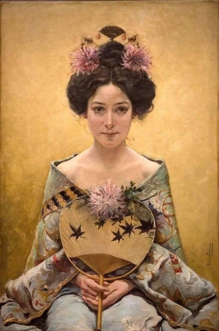 Pedro Saenz Chrysanthemums 1900