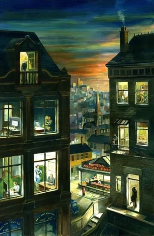 Phil Lockwood Hommage To Edward Hopper