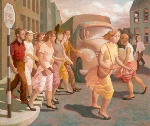 Philip Surrey The Pedestrians Ca. 1952