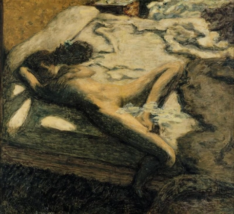 Pierre Bonnard, Femme assoupie sur un lit ou l'indolente ou Farniente, 1899