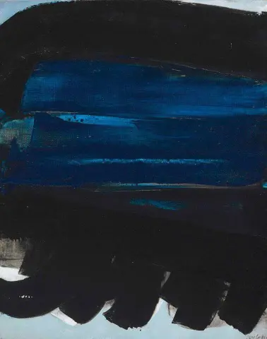 Gemälde 92 x 73 cm 17 F Vrier 1969