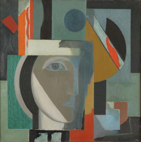 Ragnhild Kaarbo-compositie met hoofd C. 1925