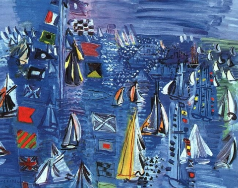 Raoul Dufy Regatta At Cowes 1934