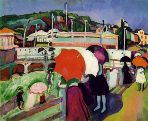 Raoul Dufy Umbrellas 1906