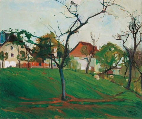 René Auberjonois, View of Montagny, 1902