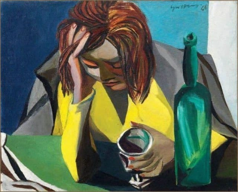 Renato Guttuso Bevitore In Giallo 1946