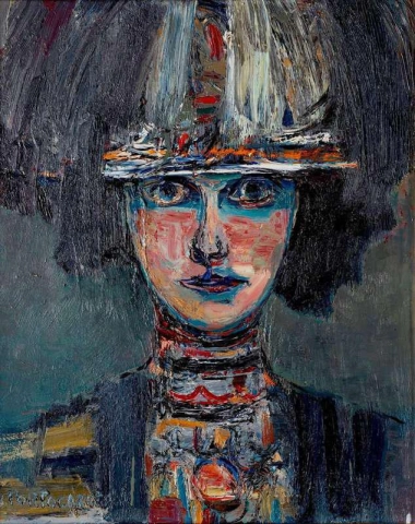 René Portocarrero Portret 1964