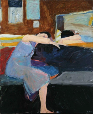 Richard Diebenkorn Slapende vrouw 1961