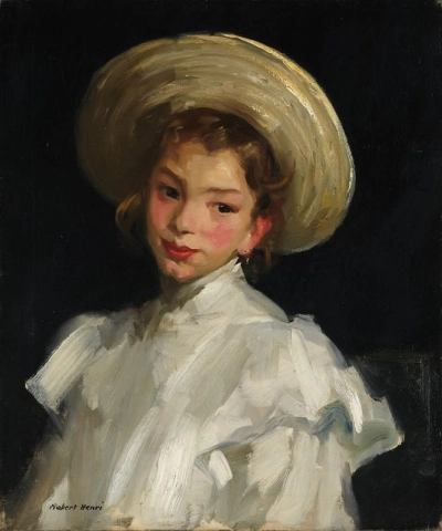 Robert Henri, Nederlands meisje in het wit, 1907