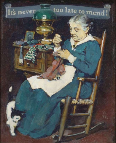 Nunca é tarde para consertar, por volta de 1925