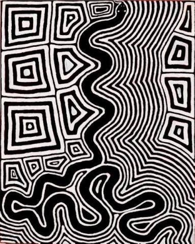 Ronnie Tjampitjinpa Aboriginal Art 1942