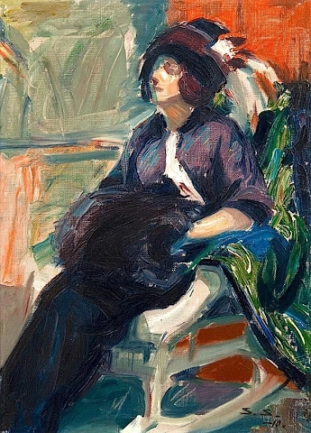 Santeri Salokivi Lady In A Rocking Chair