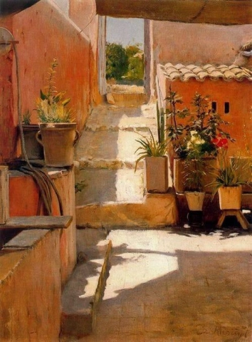 Santiago Rusinol Patio 1892