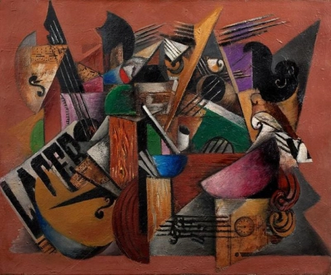 Serge Férat, Nature morte, Lacerba, 1913