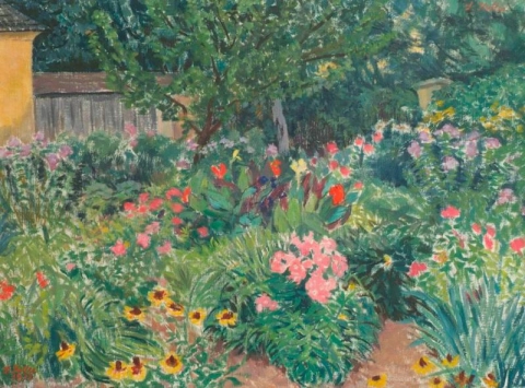 Silvia Koller Jardim de flores 1933