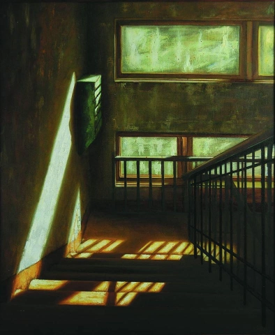 Stepan Korotkov At The Staircase - 1991